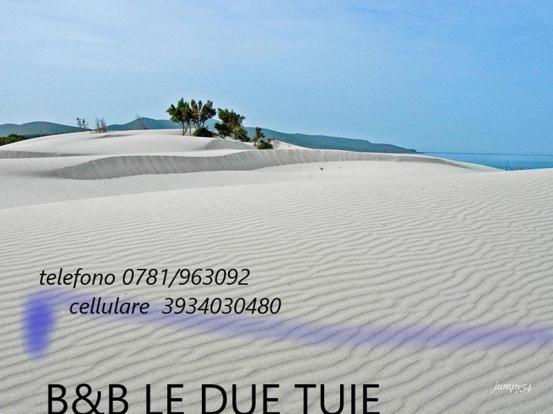 Domos Le Due Tuie Bed & Breakfast พิสซินาส ภายนอก รูปภาพ